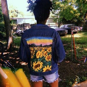 Hand Painted Denim Jacket